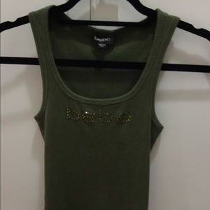 BEBE Camouflage Green Tank Top 💕
